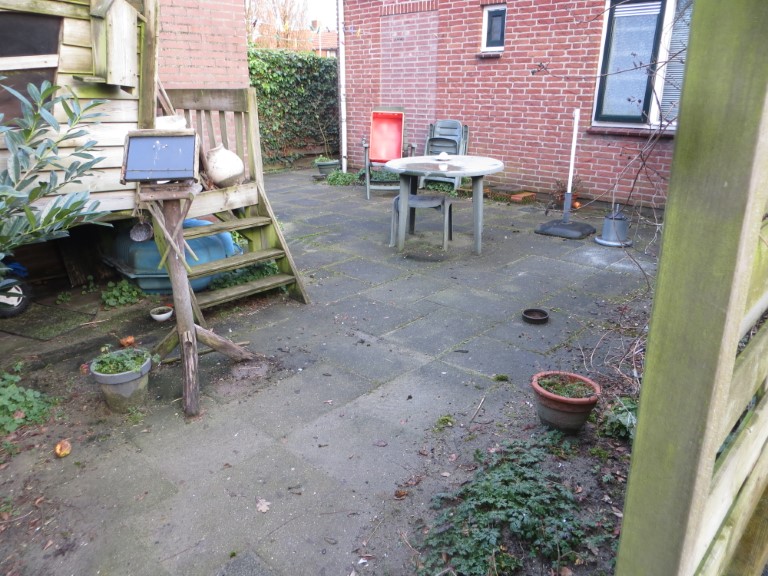 voor achtertuin reinigen